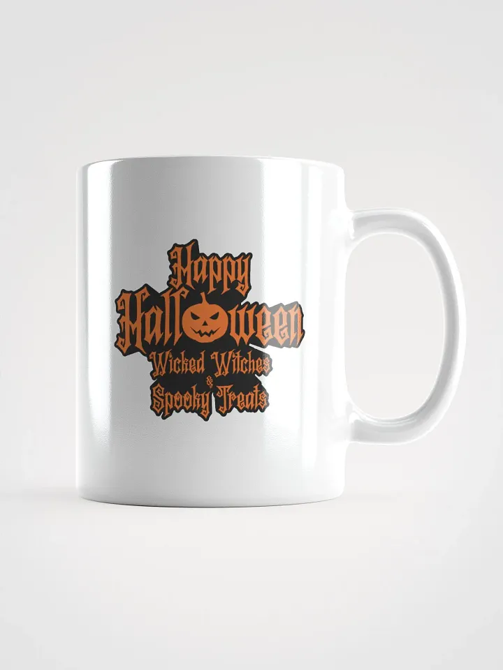 Party with our Happy Halloween Wicked Witches and Spooky Treats Mug. product image (1)