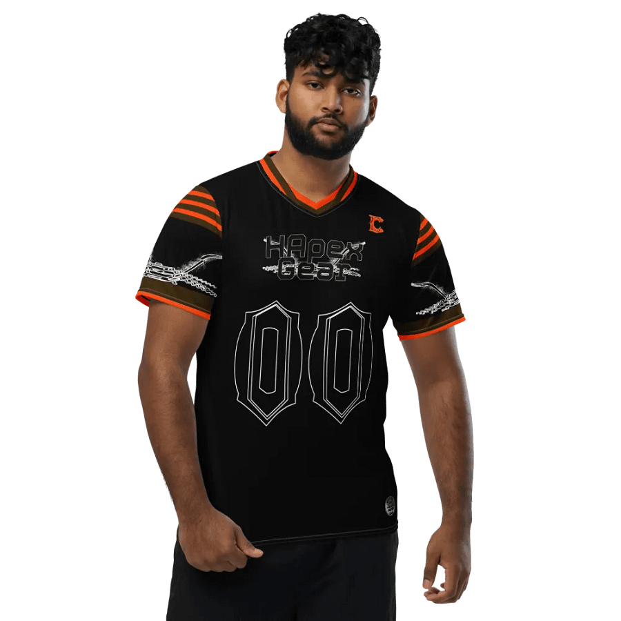 Uncle Buck - Black - Recycled Unisex Sports Jersey - Black HApex Gear Black Logo product image (1)