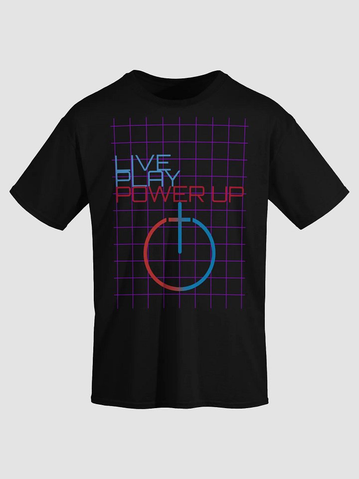 LIVE. PLAY. POWER UP. Power Grid T-Shirt product image (1)