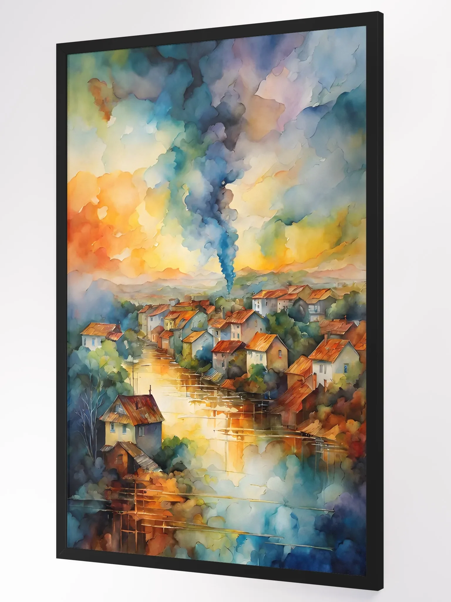 Serenity by the Riverside Framed Poster product image (3)