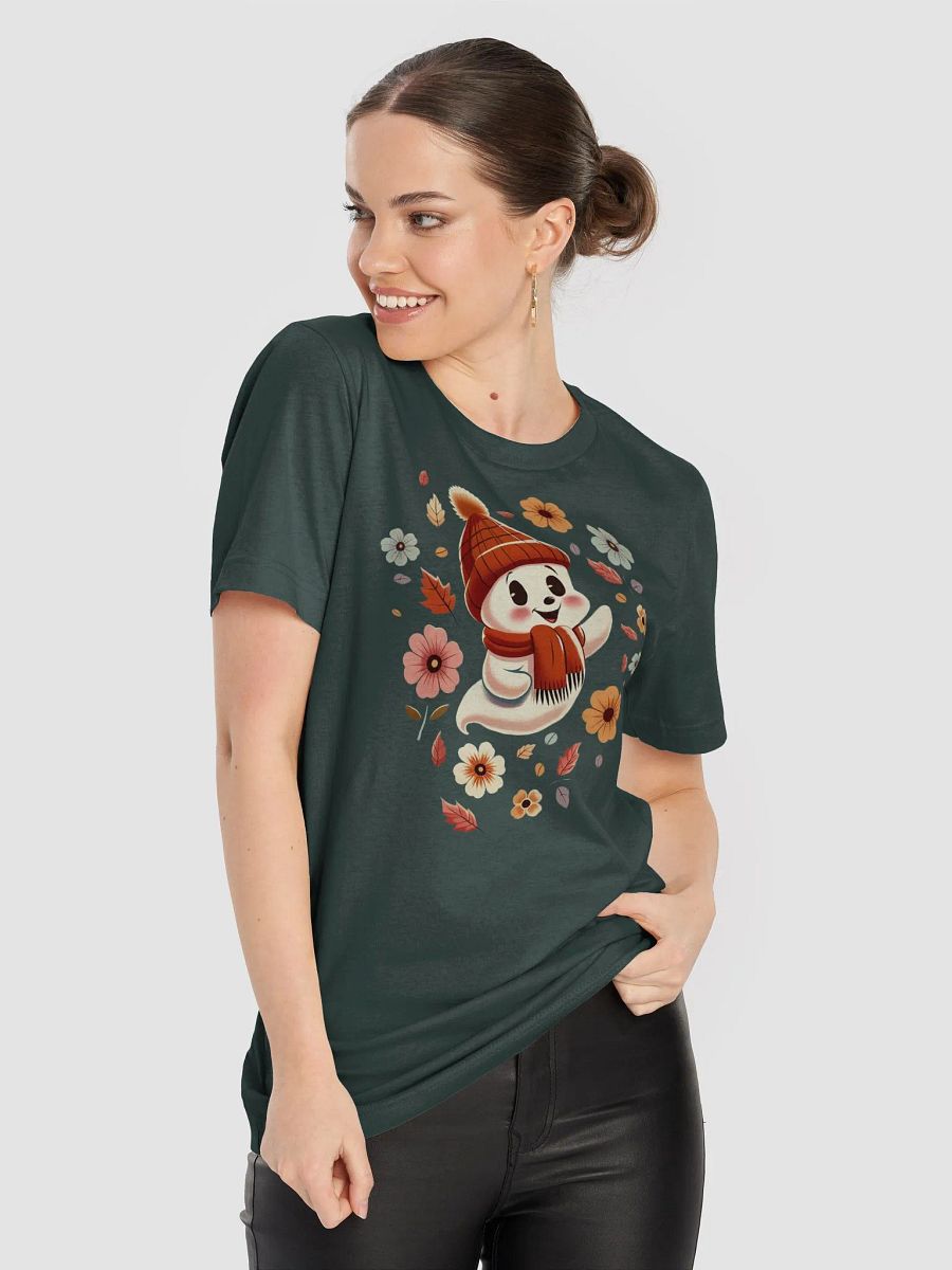Ghost in a Hat Floral Supersoft T-Shirt product image (38)