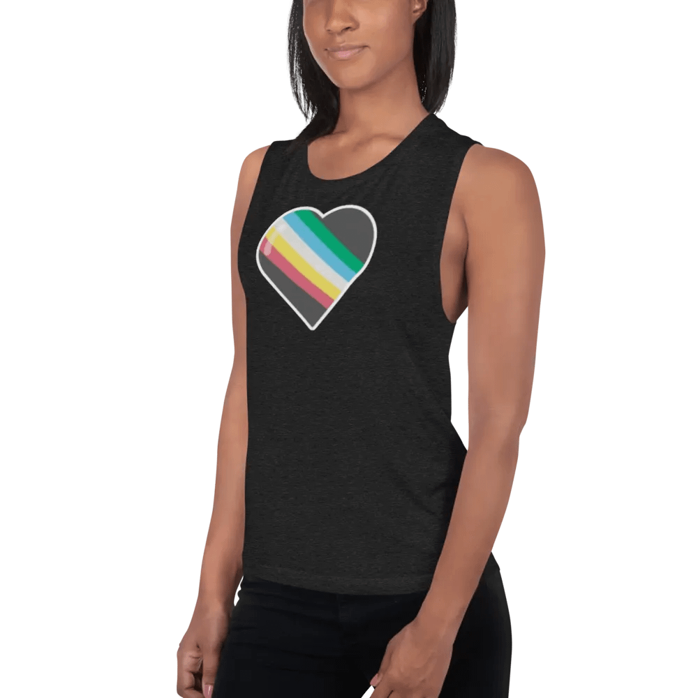 Disability Pride Fitted Muscle Tank product image (18)