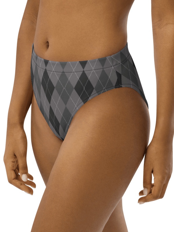 Black Argyle Paradise Bikini Bottom product image (5)