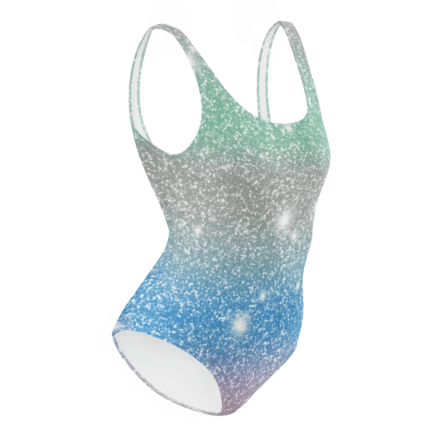 Glitter Unicorn Texture Design One Piece Swimsuit (10) product image (12)