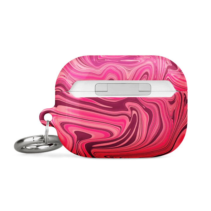 Case for AirPods® - Shades of Magenta Pink Digital Fluid Art product image (2)