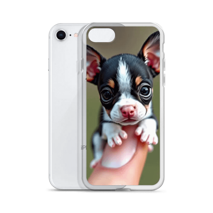 Puppy Love Boston Terrier Clear iPhone® Case product image (51)