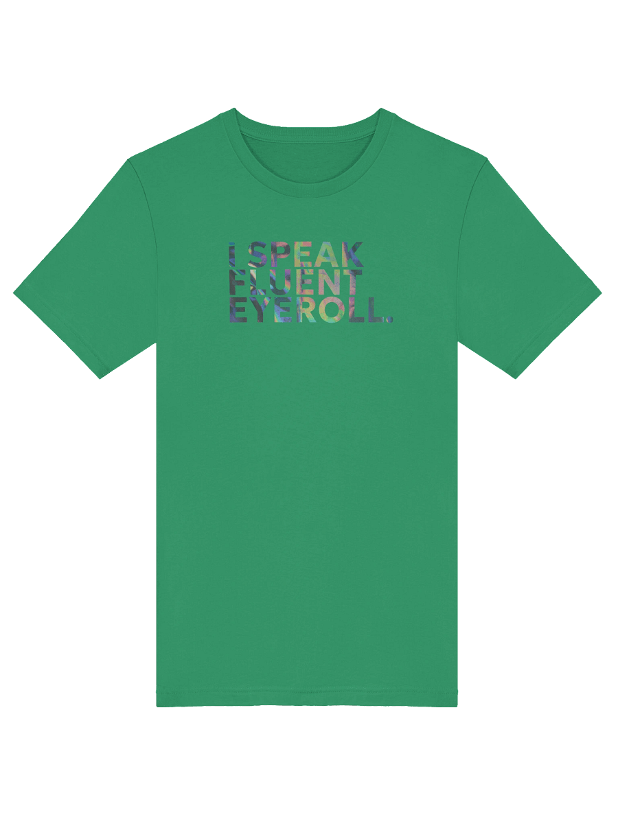 Holographic Eyeroll Statement Tee product image (41)