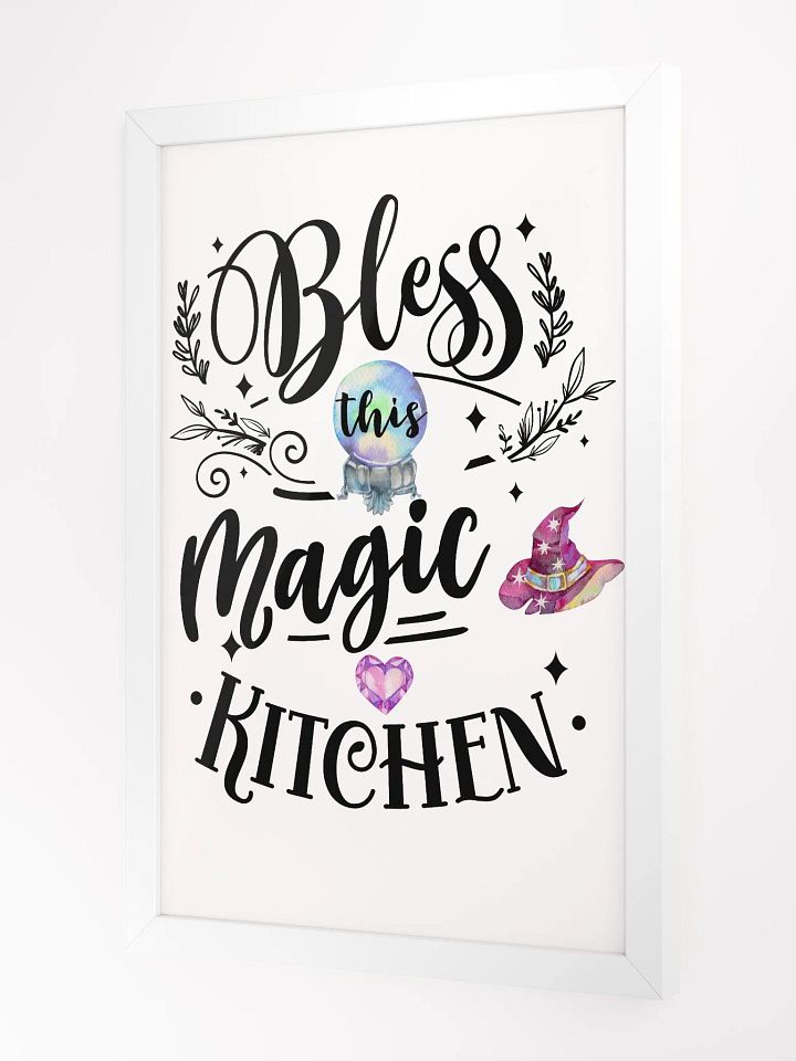 Bless This Magic Kitchen - Witchy, Kitchen Witch, Magic Kitchen Gift product image (3)