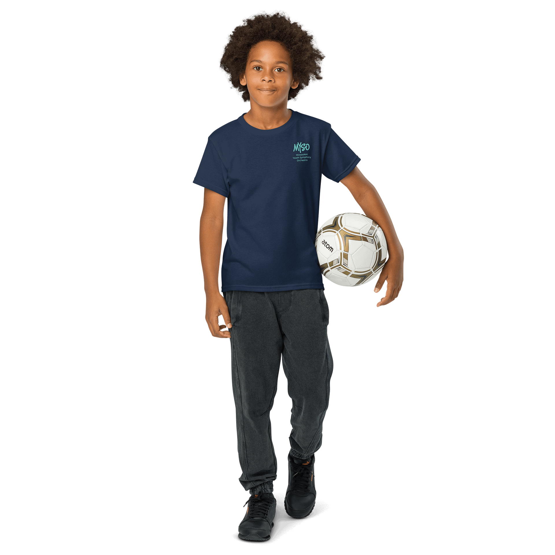 MYSO Navy Instrument Youth T-shirt product image (6)