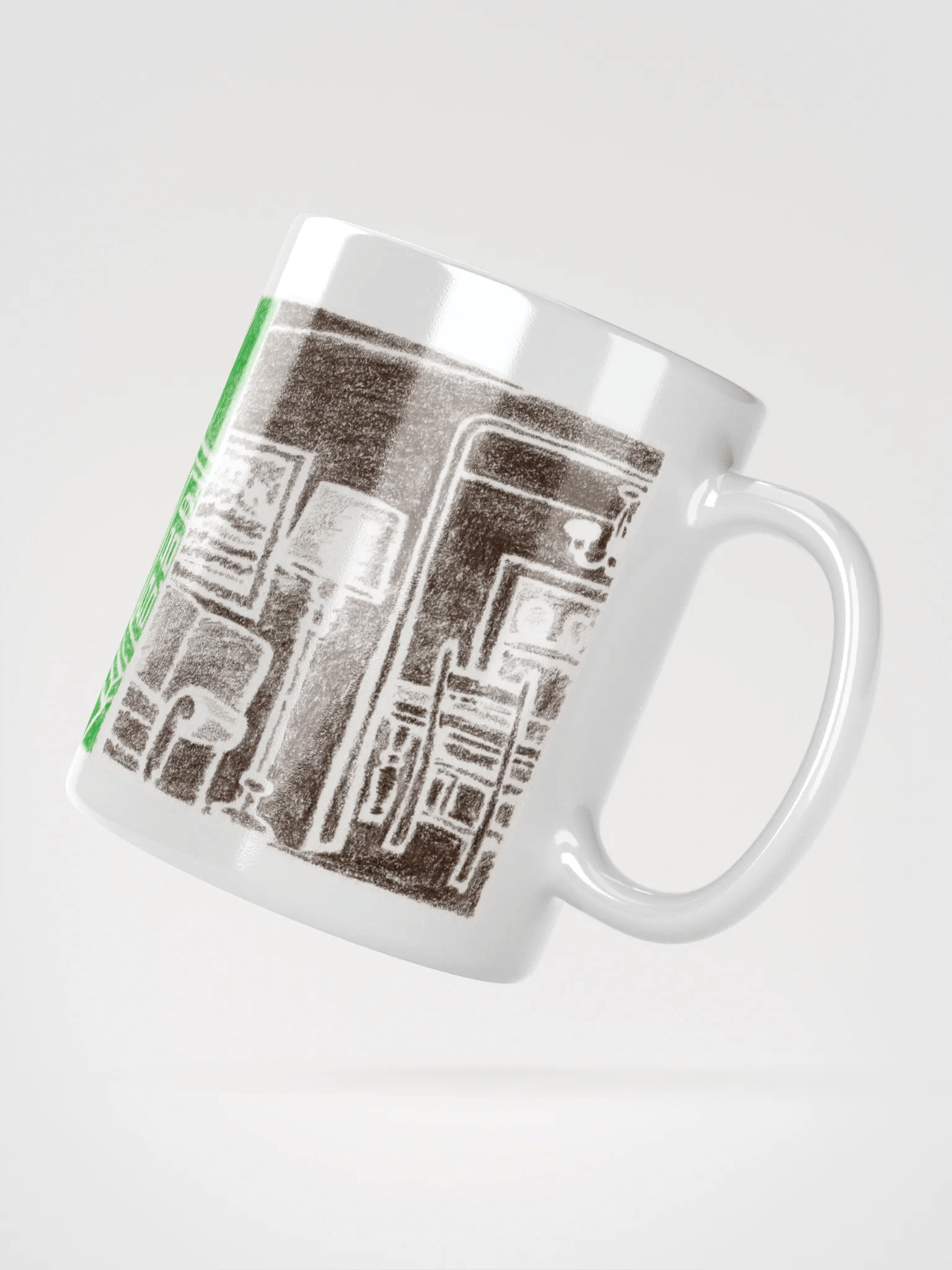 Home White Glossy Mug product image (4)