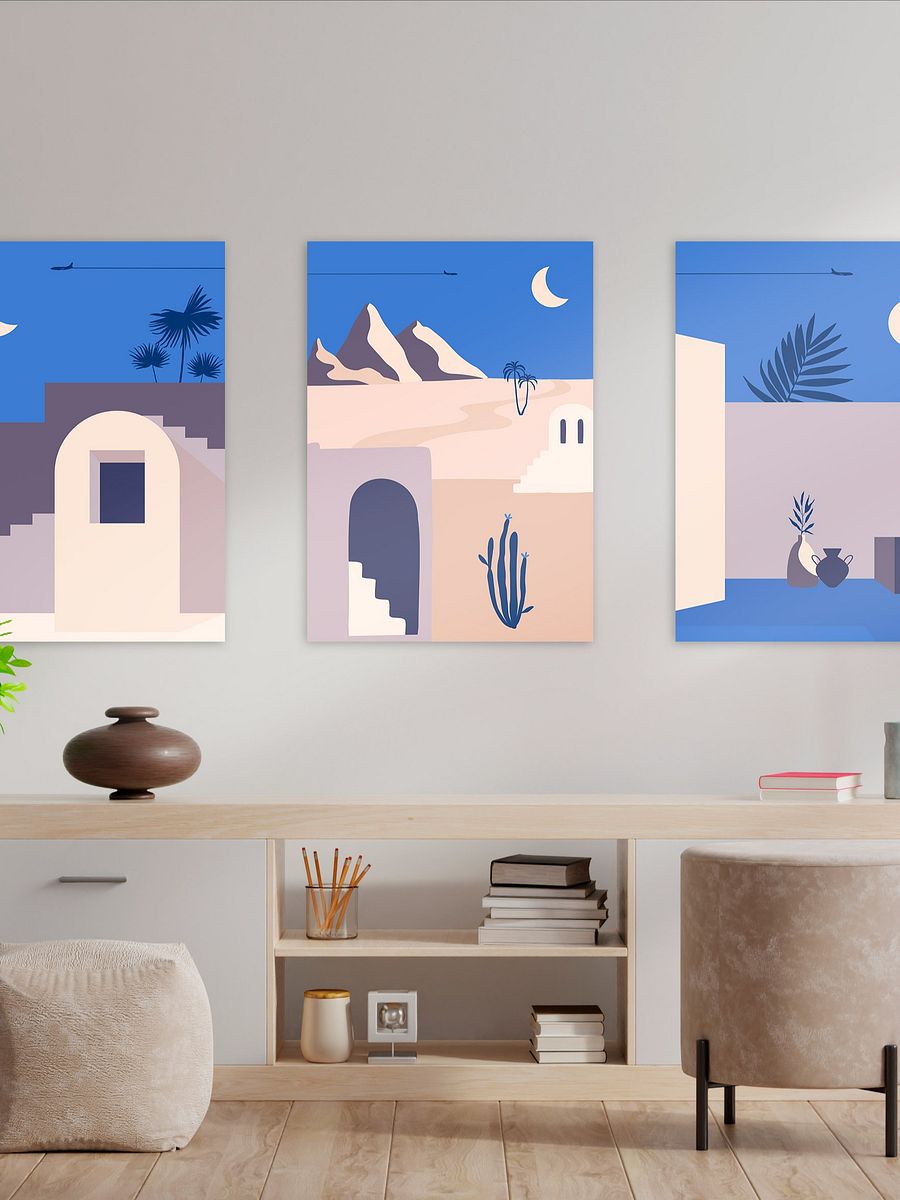 Boho, Boho decor: Egypt, Morocco, Tunisia poster — boho travel poster product image (2)