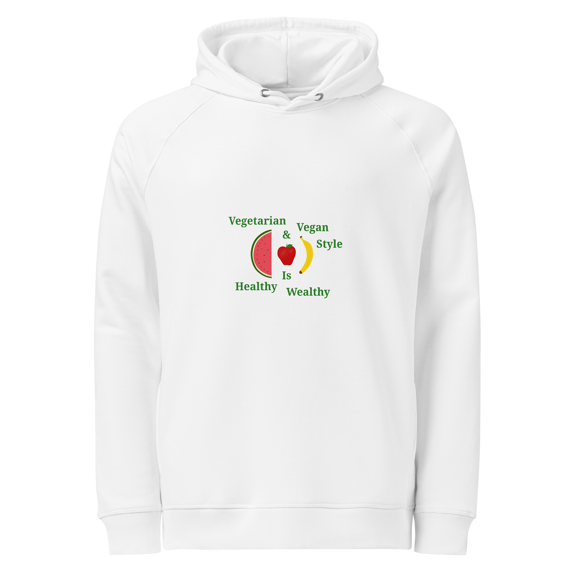 Healthy Wealthy Organic Hoodie product image (1)