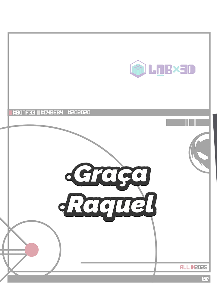 Porta-Chaves com Nome / Nickname product image (1)