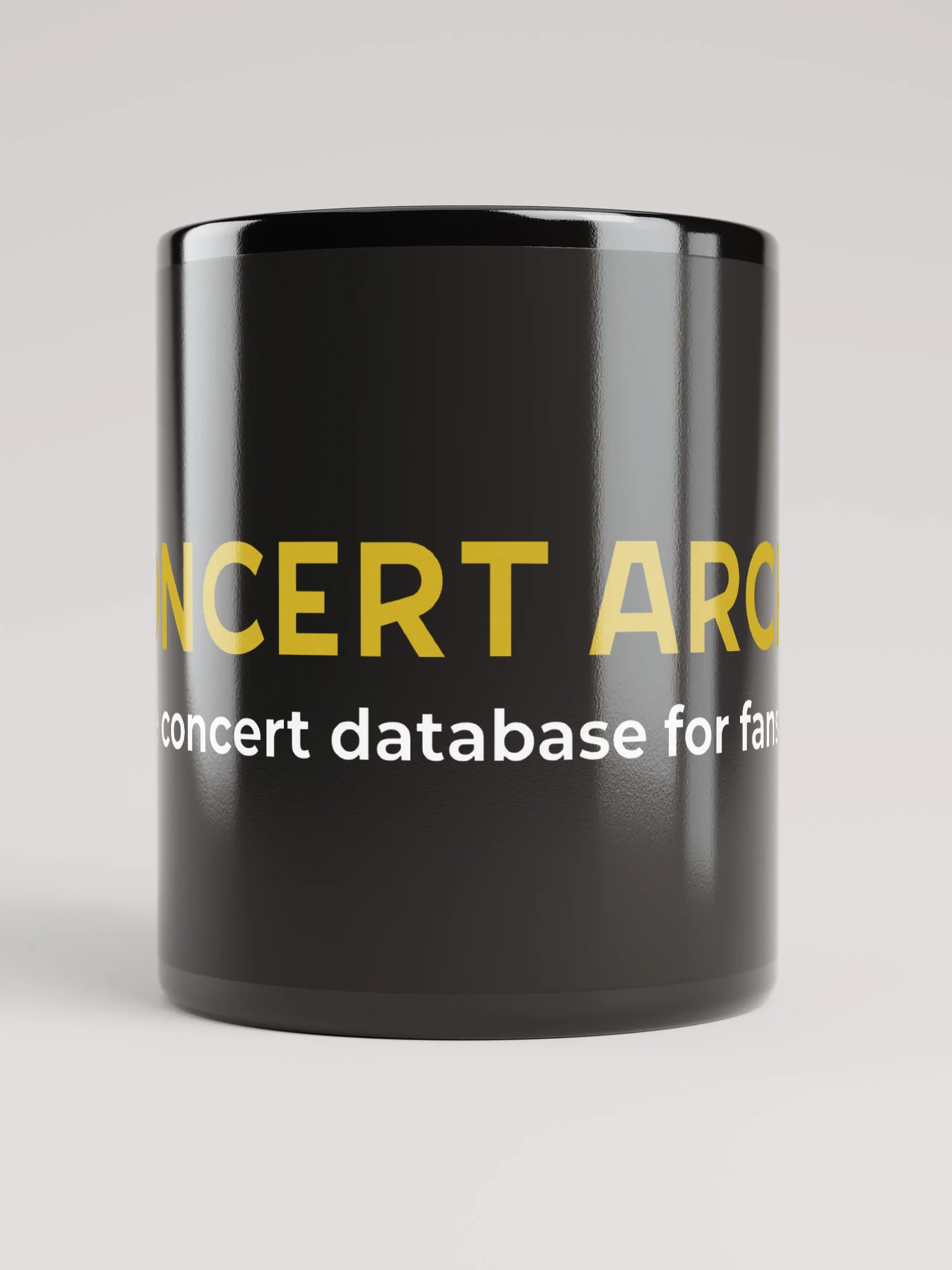 Concert Archives Mug (Black) product image (3)