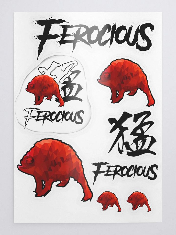 ANGRY FROG STICKER PACK product image (1)
