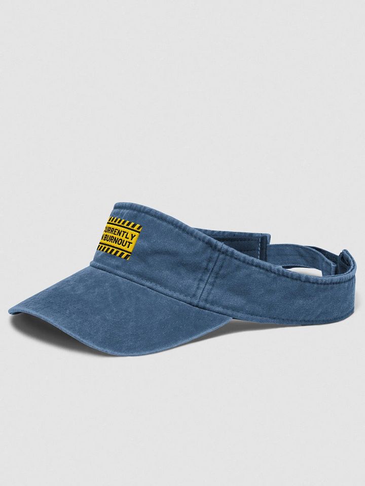 CURRENTLY IN BURNOUT denim visor product image (2)