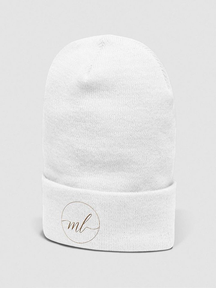 "Michelle Langone" Beanie (White) product image (2)