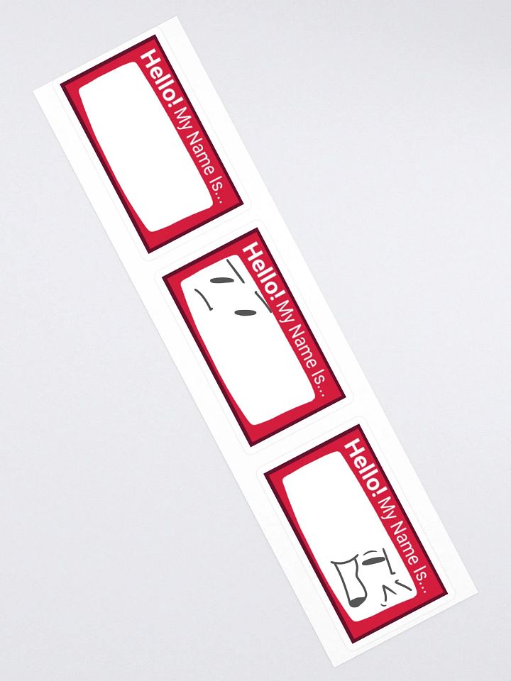 Paul Nametag Stickers product image (2)