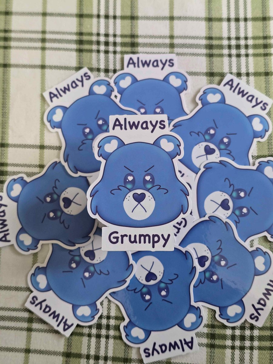 Always Grumpy Sticker product image (1)