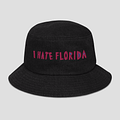 I Hate Florida Embroidered Denim Bucket Hat product image (1)