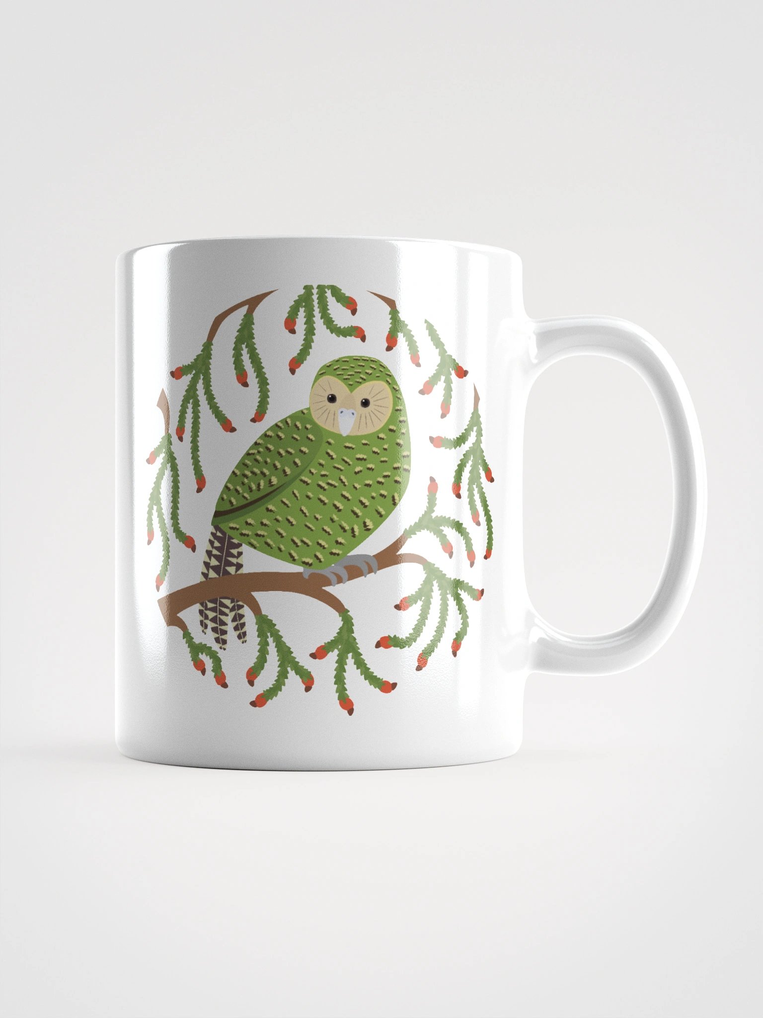 Kākāpō in Rimu Mug product image (1)
