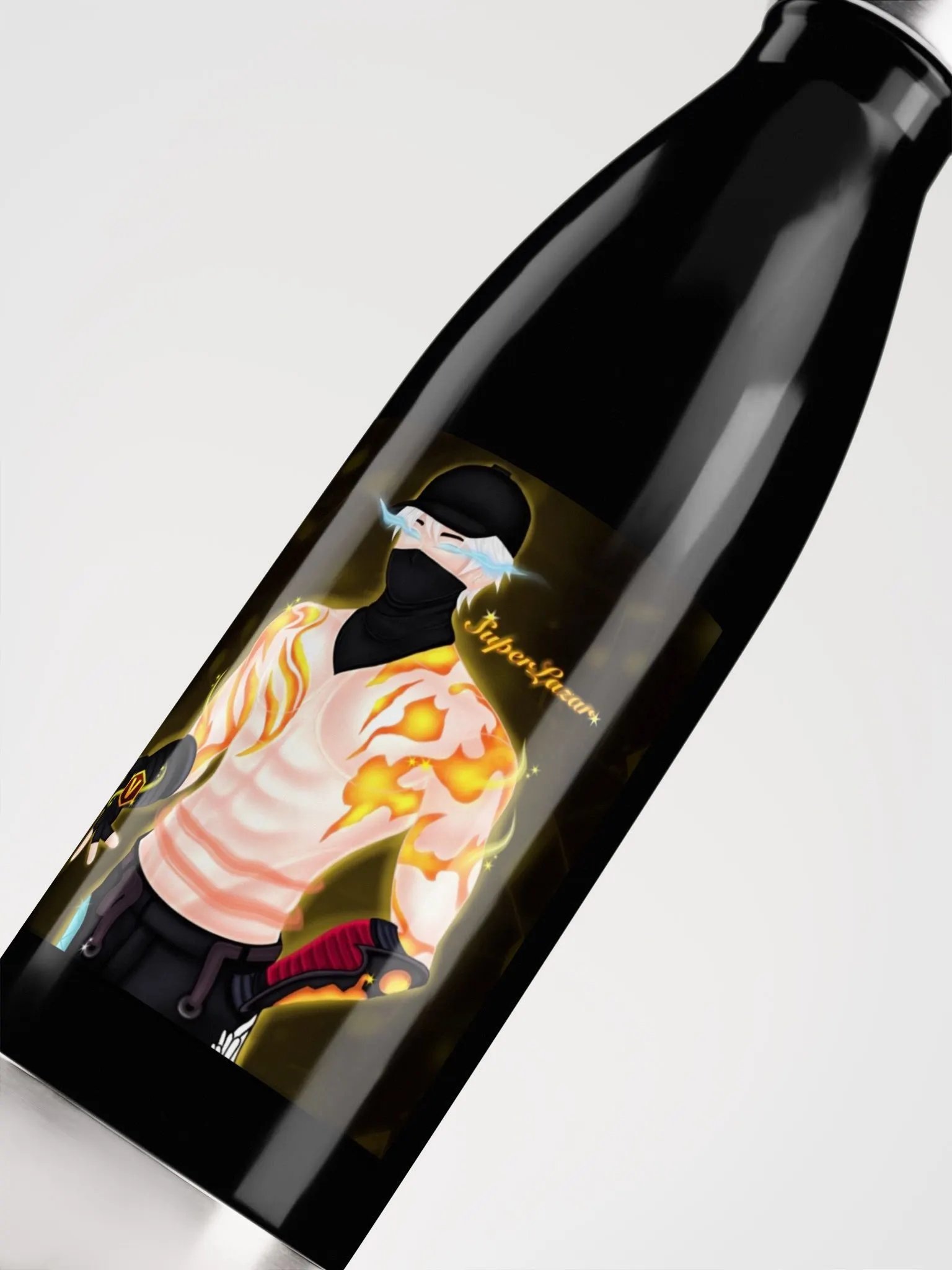 Glossy Bowling Pin Stainless Steel Water Bottle product image (5)