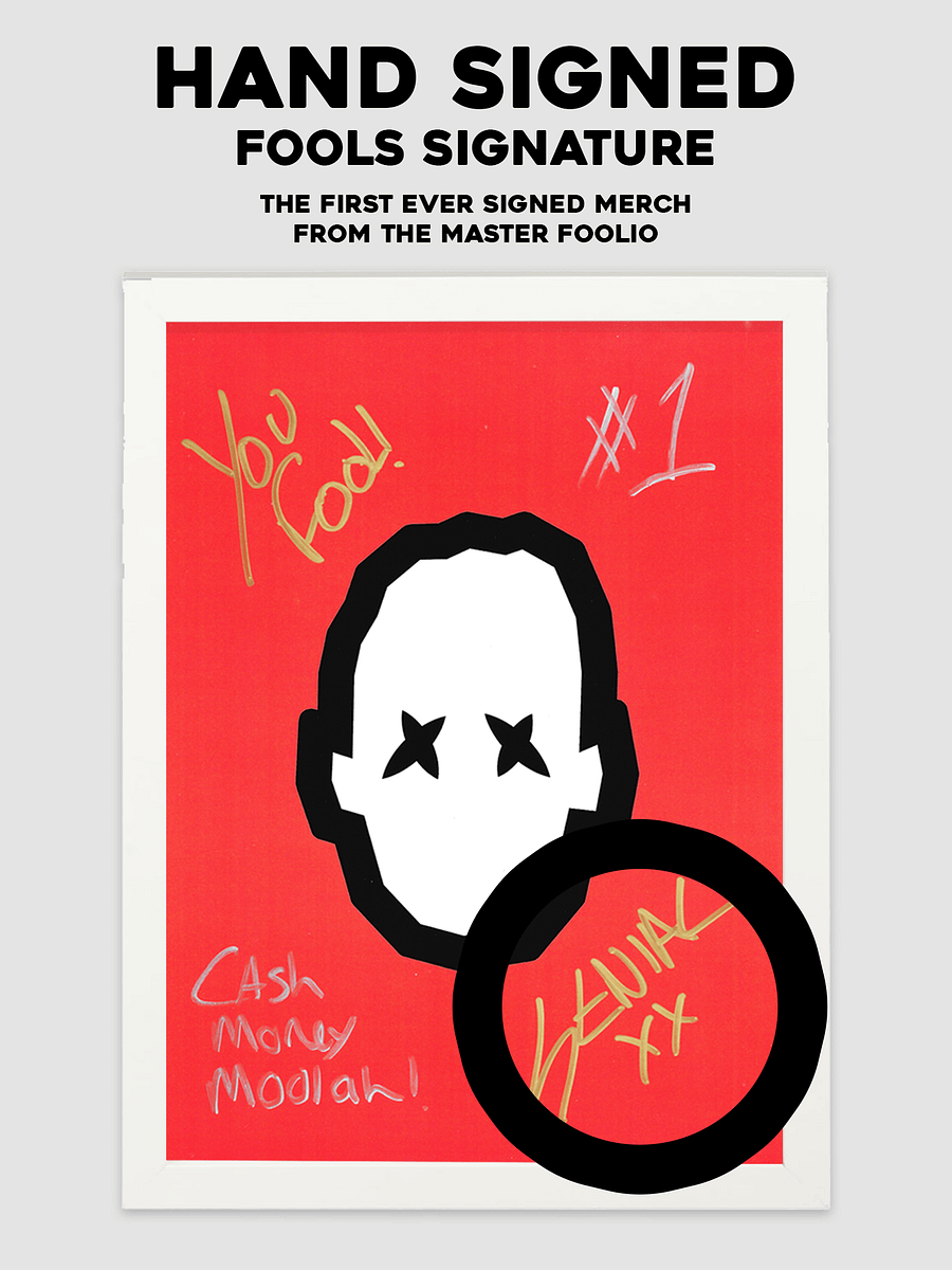 Hand Signed Framed Poster product image (4)