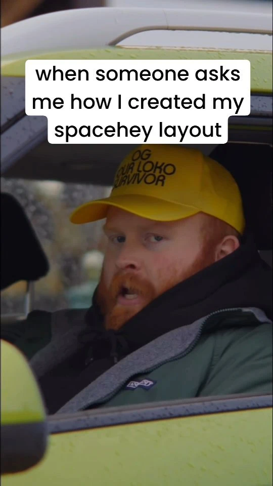 when someone asks me how I created my spacehey layout... #itwashard #spacehey #myspace #html