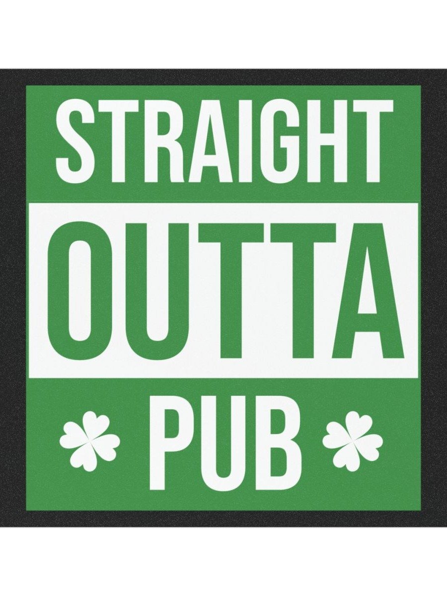 Car Magnet- Straight Outta Pub funny car design product image (2)