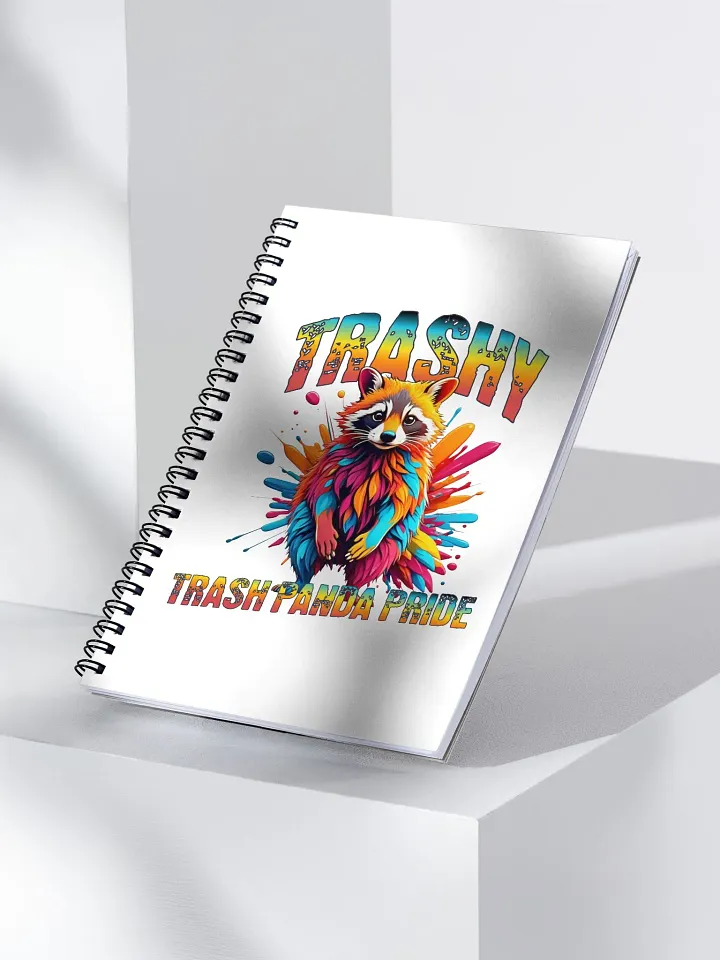 Trashy Trash Panda Pride Spiral Notebook product image (2)