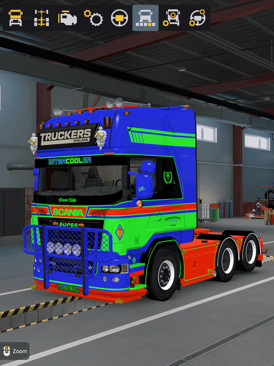 FREE! ETS2 TM Multicolor Skin Pack for Scania PGR-Series skin Pack 1 product image (12)