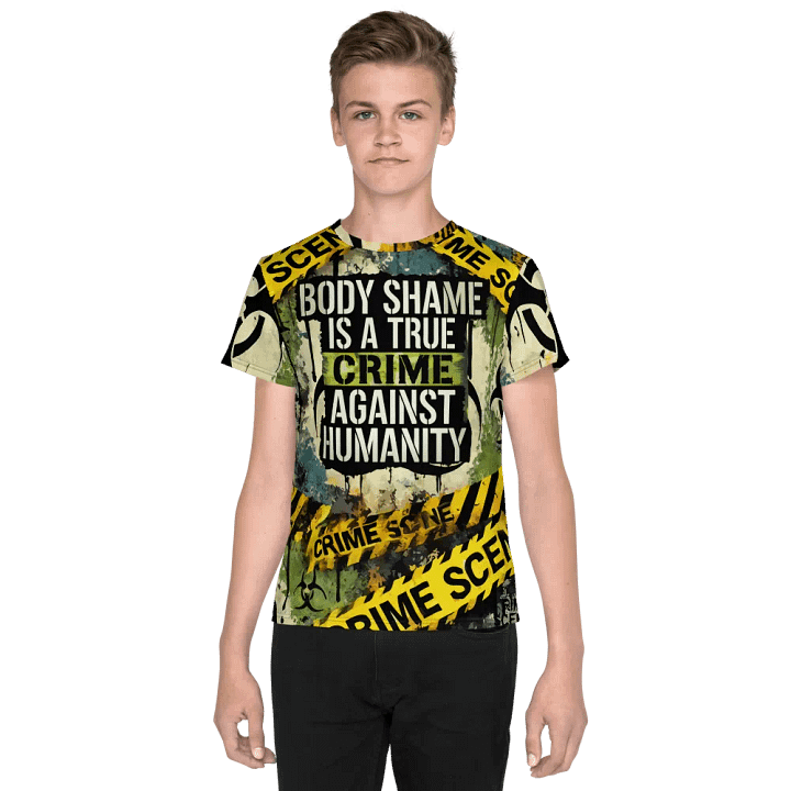 True Crime Against Humanity Youth T-Shirt product image (1)