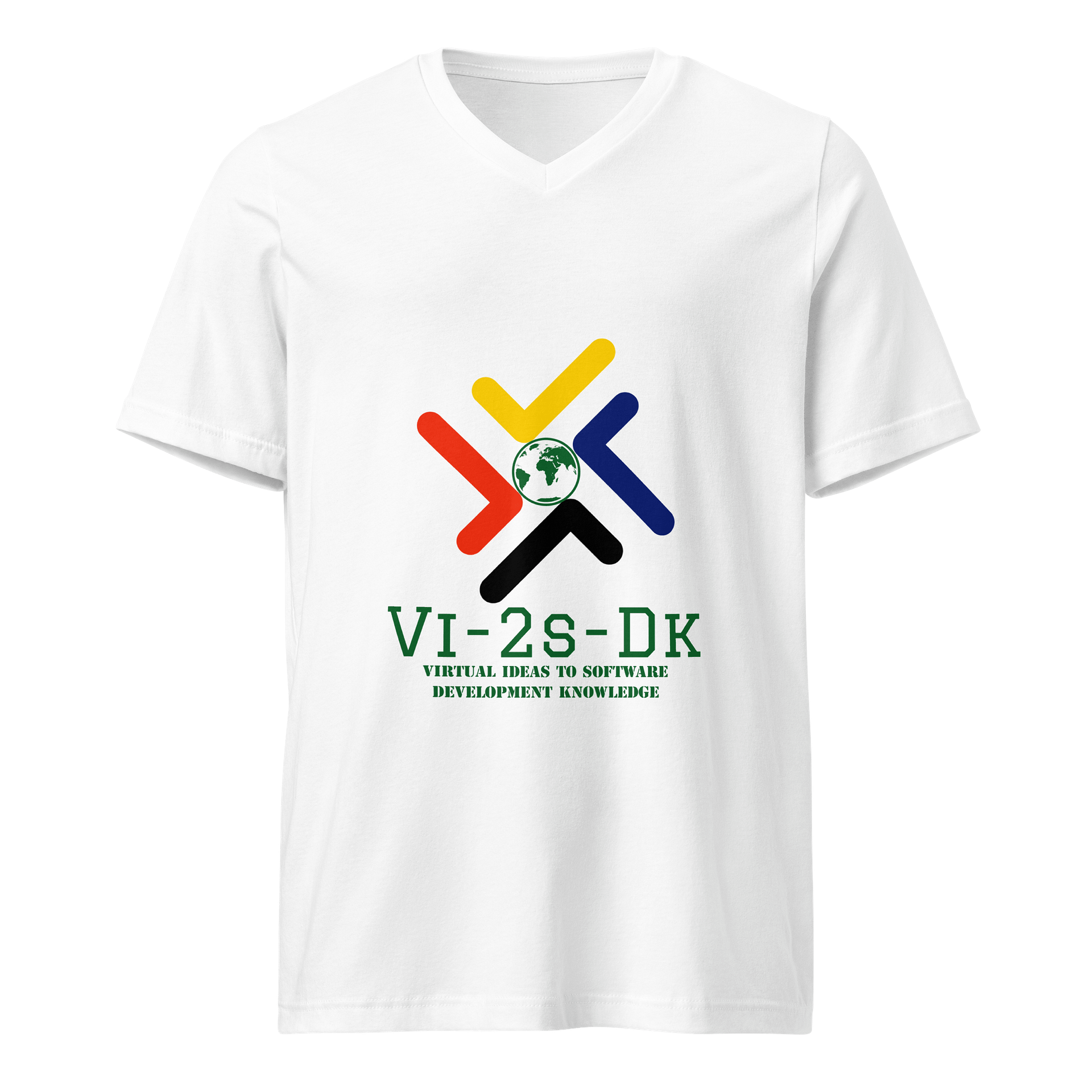 Eco-Friendly Logo V-Neck Tee product image (7)