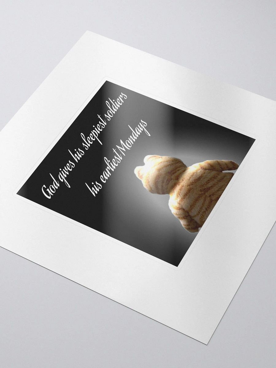 Sleepiest Soldier Sticker product image (3)