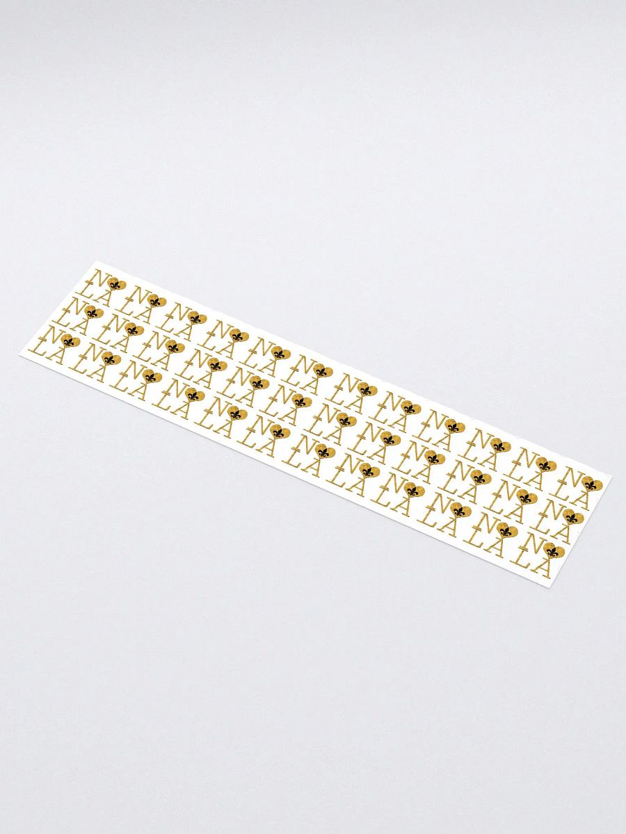 I LOVE NOLA **LEGACY STICKER** (GOLD WRAP FULL LONG) product image (1)