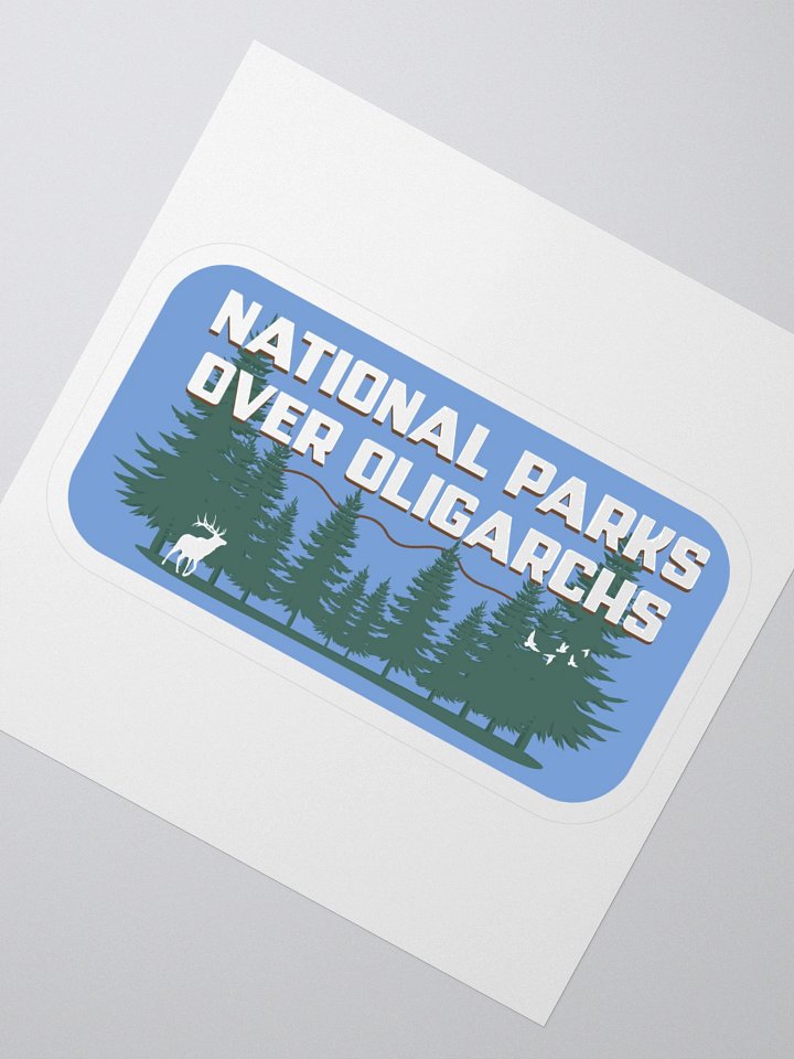 National Parks Over Oligarchs - Blue product image (2)