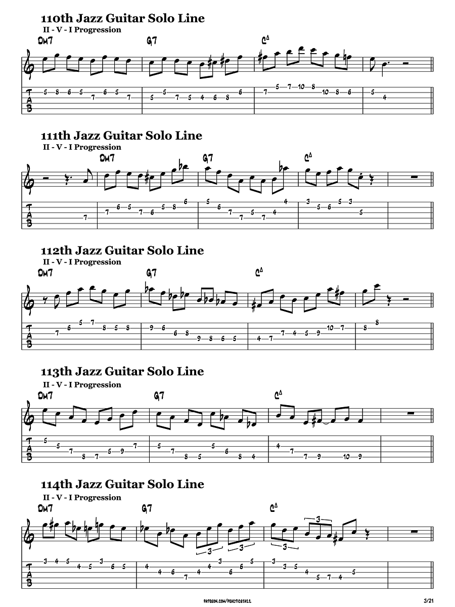 1,000 Jazz Guitar Licks: Volume 2 (Licks 101-200) product image (3)