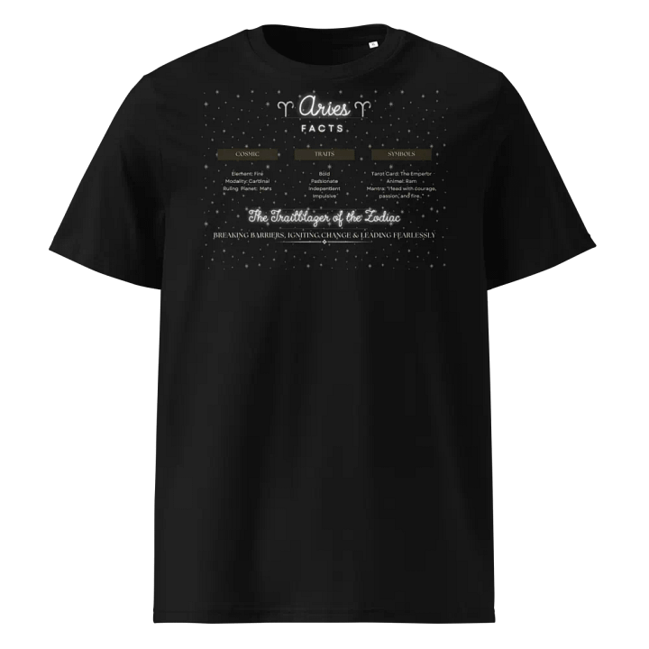 Aries 2025, Attributes, Black Tee product image (1)