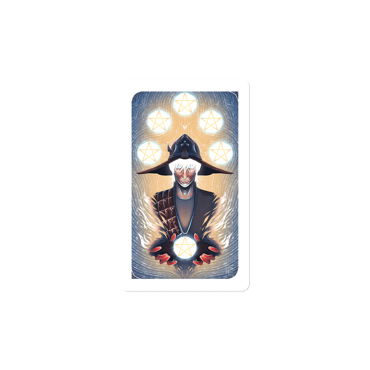 Six of Pentacles - Magnet product image (2)