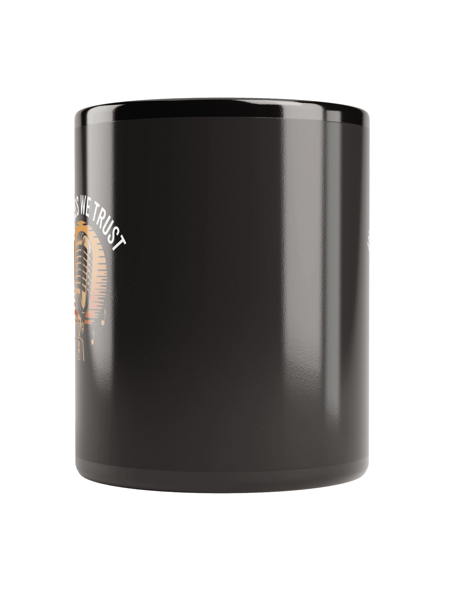 In Blues We Trust – Black Glossy Mug (The Slogan Series) product image (9)