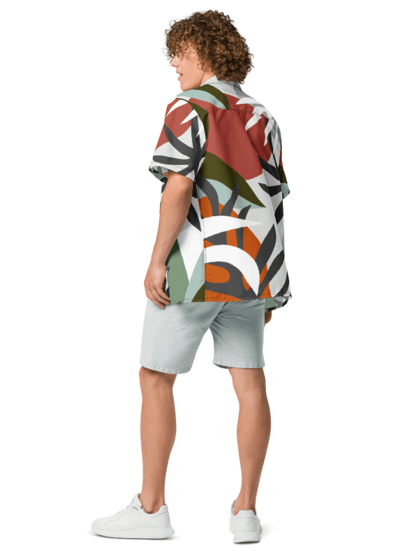 Urban Edge Foliage Fusion Hawaiian Shirt product image (5)