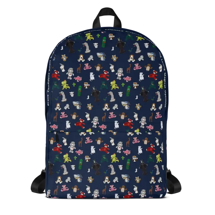 The KidTime StoryTime Character Backpack (Navy Blue) product image (2)