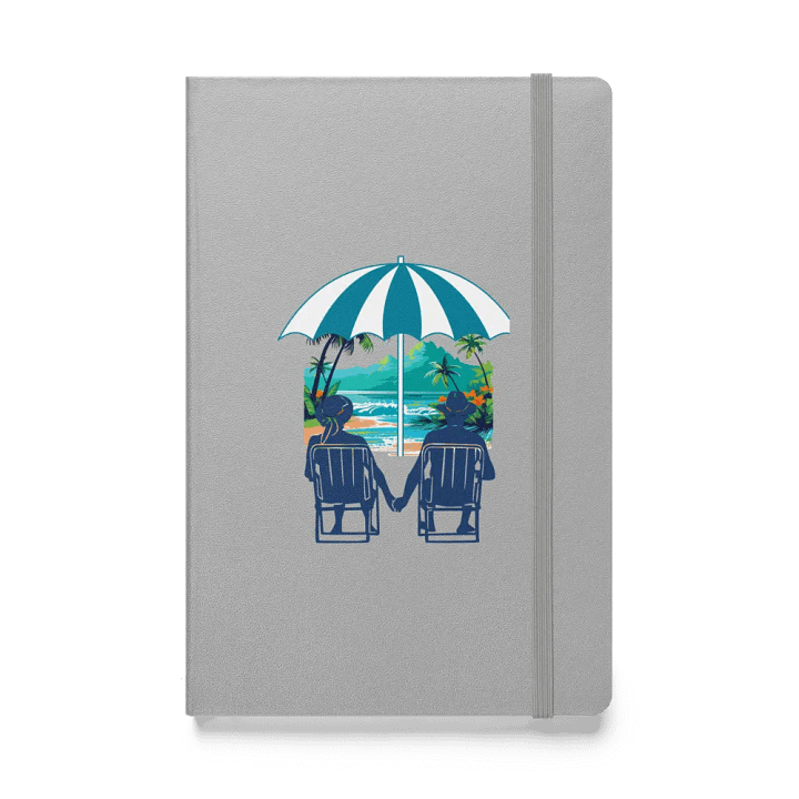 Seaside Serenity Hardcover Notebook for retired granpas granmas product image (1)