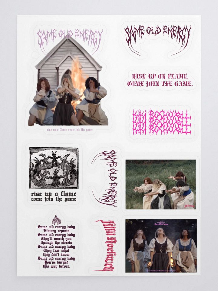 'Same Old Energy' Official Stickers product image (1)