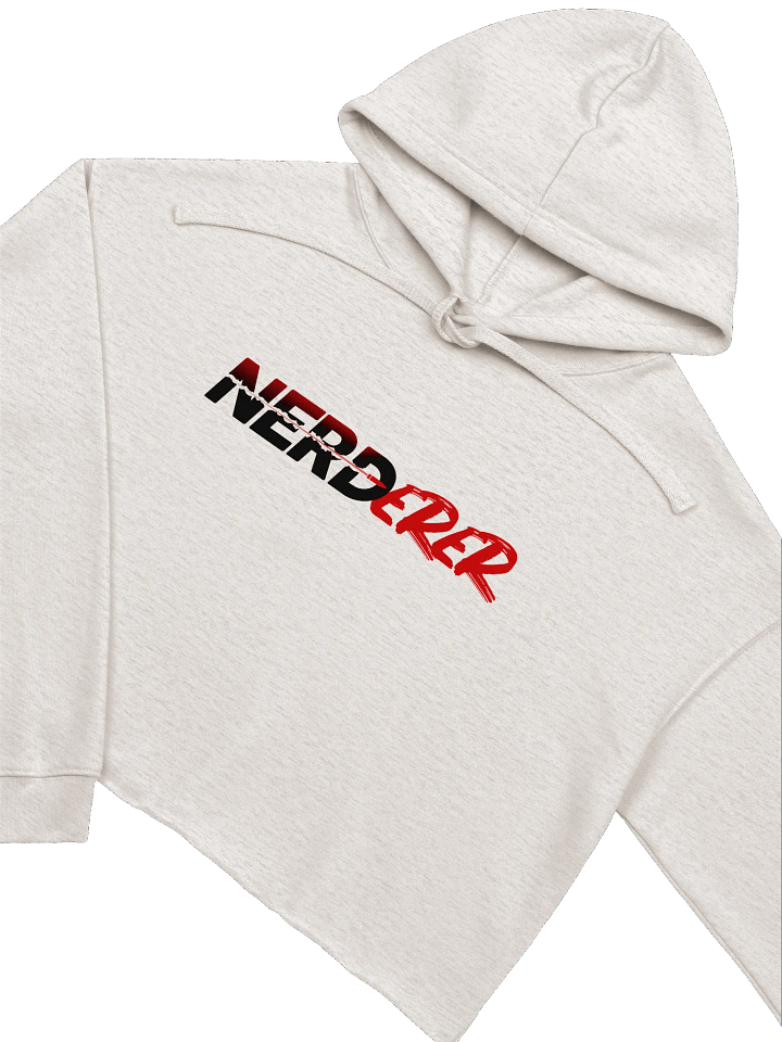 NERDerer Crop Hoodie (Light) product image (2)