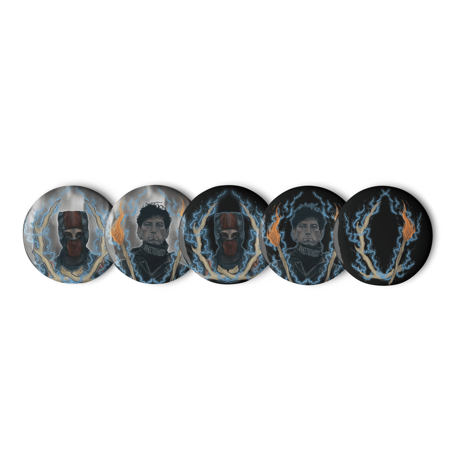 Clancy/Torchbearer Electric Button Pin Set product image (1)