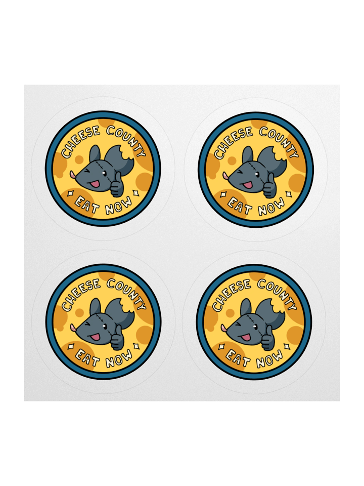 Cheese County Sticker (x4) product image (3)