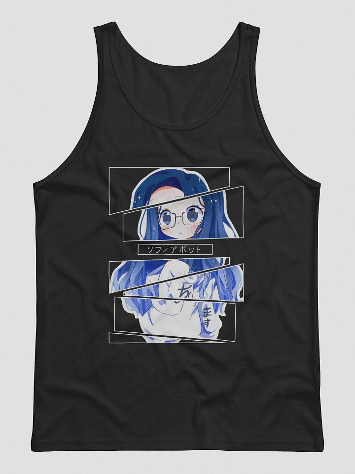 sophiabot shattered tank black product image (1)