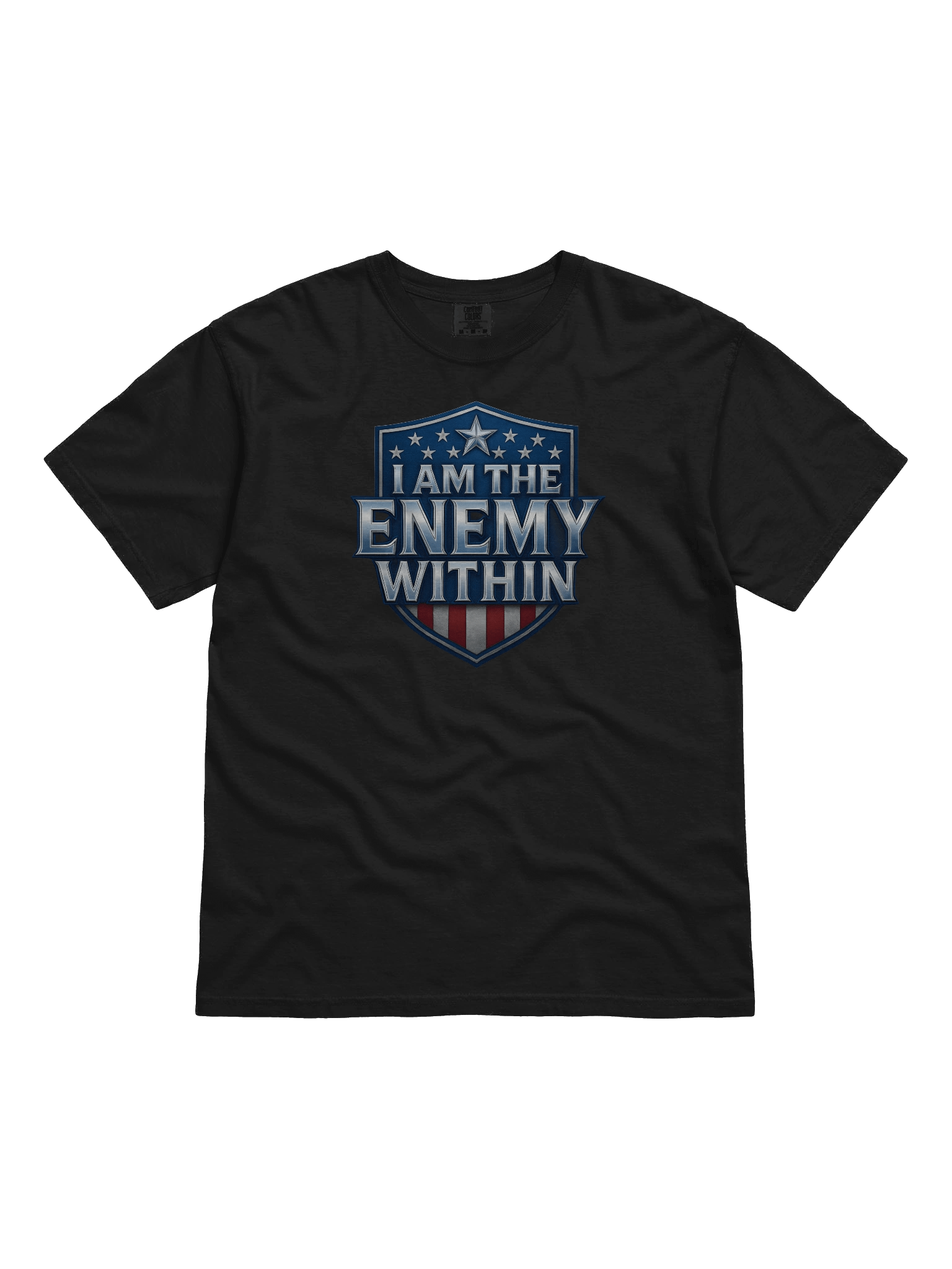 I Am the Enemy Within Shield T-Shirt product image (2)