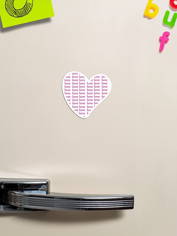 Love Text Pink On White product image (2)